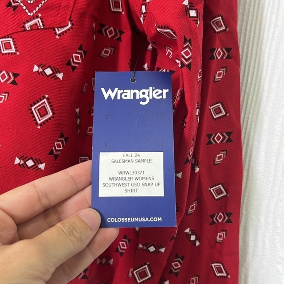 Wrangler - NWT UGA Georgia Bulldogs Retro Long Sleeve Snap Button Up Shirt Med - Picture 8 of 14